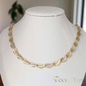   Ekskluzivna antiallergene pozlačena ogrlica „Goldfilled“,  več velikostih debelina 7 mm, barva 14K Multicolor 