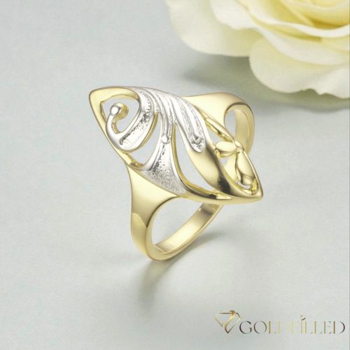 Antialergijski prstan „Goldfilled”, v različnih velikostih, barva 14K