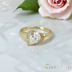   Antialergijski prstan „Goldfilled”, v različnih velikostih, barva 14K