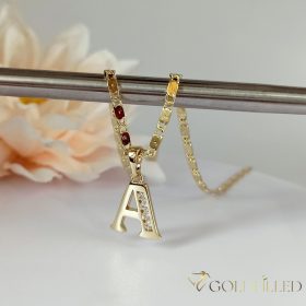   Antiallergene pozlačena ogrlica „Goldfilled“,  več velikostih debelina 2mm, barva 14K