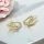 Goldfilled antialergijski uhani 16mm 14K barva