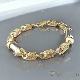   Antiallergene Goldfilled zapestnice 22cm /8-10mm, večbarvna 14K