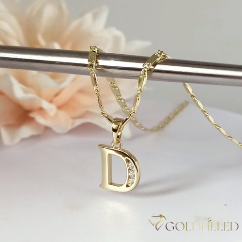 Antiallergene pozlačena ogrlica „Goldfilled“,  več velikostih debelina 2mm, barva 14K