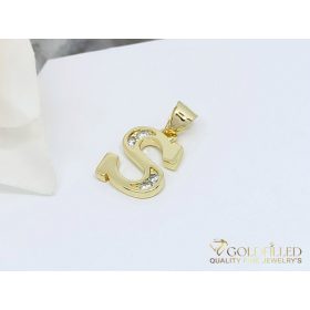 Antiallergijski Goldfilled obesek 23 mm, barva 14K