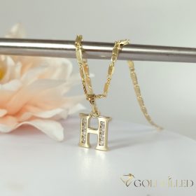   Antiallergene pozlačena ogrlica „Goldfilled“,  več velikostih debelina 2mm, barva 14K