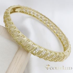   Antiallergene Goldfilled zapestnice 8mm  barvna (14K) premer 60mm "odprtljiv"