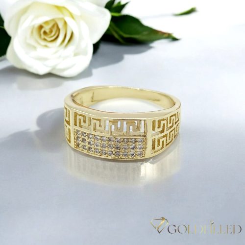 Antialergijski prstan „Goldfilled”, v različnih velikostih, barva 14K