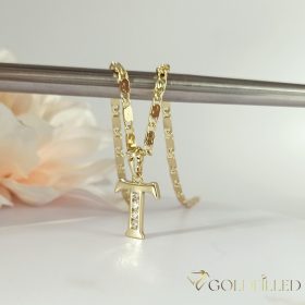   Antiallergene pozlačena ogrlica „Goldfilled“,  več velikostih debelina 2mm, barva 14K