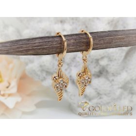 Goldfilled Antiallergene Uhani 36mm 18K barva