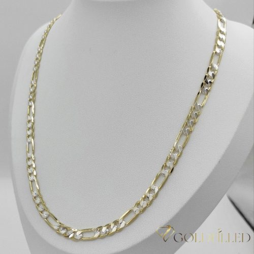 Antiallergijska Goldfilled ogrlica 65cm/6,5mm  barva 14K & Multicolor
