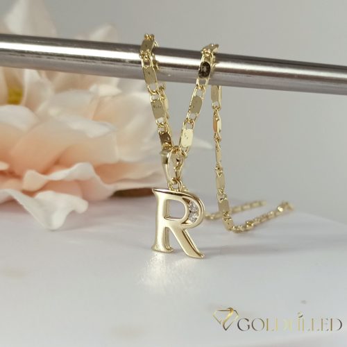 Antiallergene pozlačena ogrlica „Goldfilled“,  več velikostih debelina 2mm, barva 14K