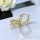 Goldfilled antialergijski uhani 14mm 14K barva Multicolor 