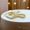 Goldfilled Antialergijski Luksuzni Ogrlica 45cm Dolga in 6mm Široka Barva 14K
