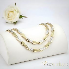   Antiallergene Goldfilled ogrlica 45 cm/7mm + zapestnica 19 cm , barva 14K Multicolor 