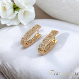 Goldfilled Antiallergijske uhane 20mm 18K barva