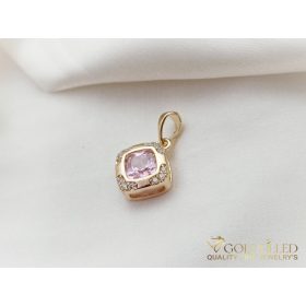 Antiallergijski Goldfilled obesek 20 mm, barva 18K