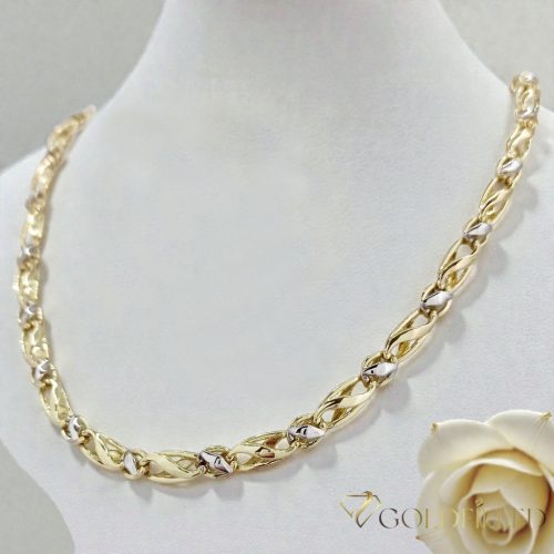 Ekskluzivna antiallergijska Goldfilled ogrlica 50cm/6mm, 14K večbarvna