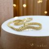 Goldfilled Antialergijski Luksuzni Ogrlica 50cm Dolga in 6mm Široka Barva 14K