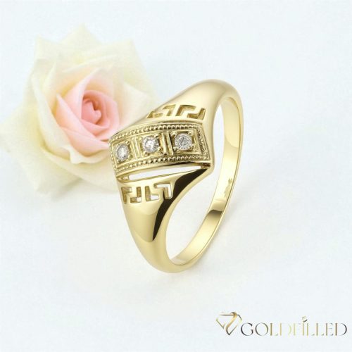 Antialergijski prstan „Goldfilled”, v različnih velikostih, barva 14K