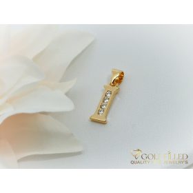 Antiallergijski Goldfilled obesek 23 mm, barva 18K