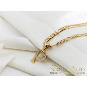 Goldfilled antialergijska ogrlica 50cm/3,8mm 18K barva