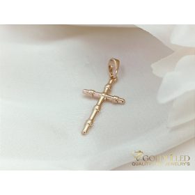 Antiallergijski Goldfilled obesek 28 mm, barva 18K