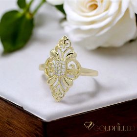   Antialergijski prstan „Goldfilled”, v različnih velikostih, barva 14K