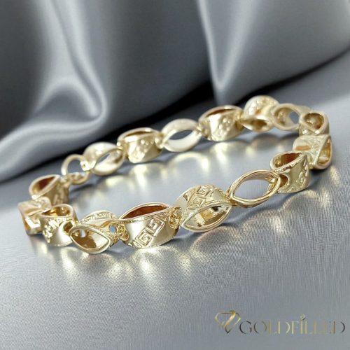 Antiallergene Goldfilled zapestnice 22cm /8mm  barvna (14K) 