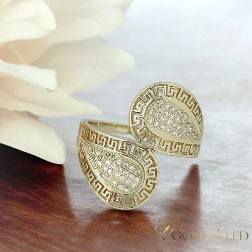 Antialergijski prstan „Goldfilled”, v različnih velikostih, barva 14K