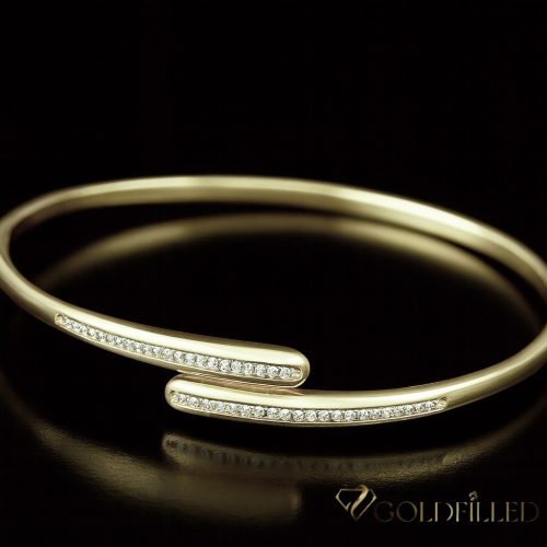 Antiallergene Goldfilled zapestnice 7-4mm  barvna (14K) premer 60mm "odprtljiv"