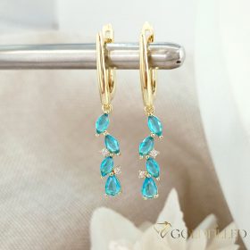 Goldfilled Antiallergene Uhani 42mm 14K barva