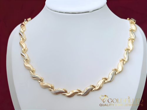 Ekskluzivna antiallergijska Goldfilled ogrlica 50cm/7,2mm, večbarvna