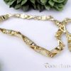 Goldfilled Antialergijski Luksuzni Barakka Ogrlica 70cm Dolga in 11mm Široka (150g) Barva 14K Multikolor