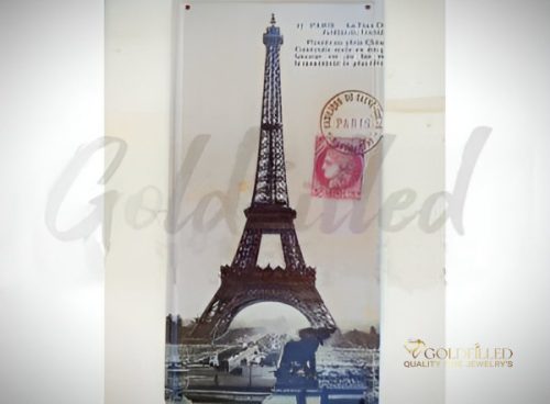 DEKORATIVNA KOVINSKA TABLA 15X30 CM