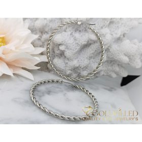 Goldfilled Antialergijske Zvite obročaste uhani 53mm