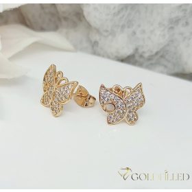 Goldfilled Antialergijske Uhani 9mm 18K barva