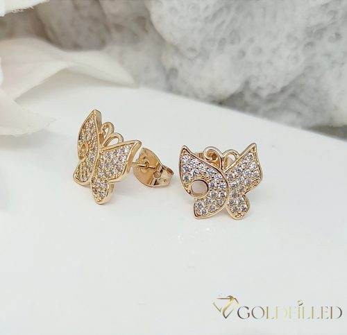 Goldfilled Antialergijske Uhani 9mm 18K barva