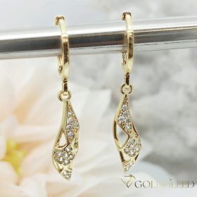 Goldfilled Antiallergene Uhani 34mm 14K barva