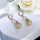 Goldfilled Antiallergene Uhani 38mm 18K barva