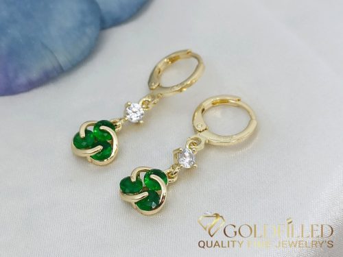 Goldfilled Antiallergene Uhani 30mm 14K barva