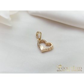 Antiallergijski Goldfilled obesek 20 mm, barva 18K