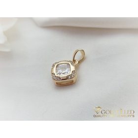 Antiallergijski Goldfilled obesek 20 mm, barva 18K