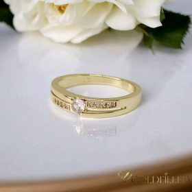   Antialergijski prstan „Goldfilled”, v različnih velikostih, barva 14K