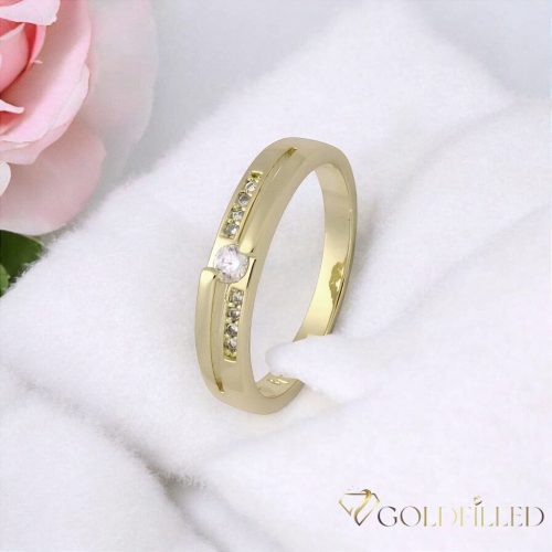 Antialergijski prstan „Goldfilled”, v različnih velikostih, barva 14K