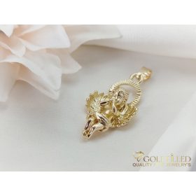 Antiallergijski Goldfilled obesek 40 mm, barva 14K