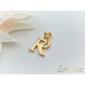 Antiallergijski Goldfilled obesek 23 mm, barva 18K