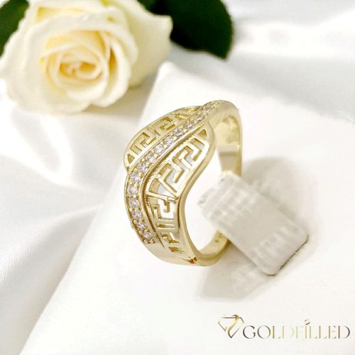 Antialergijski prstan „Goldfilled”, v različnih velikostih, barva 14K