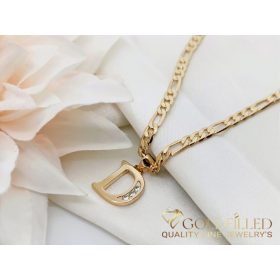 Goldfilled antialergijska ogrlica 50cm/3,8mm 18K barva