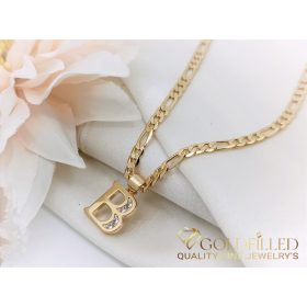 Goldfilled antialergijska ogrlica 50cm/3,8mm 18K barva