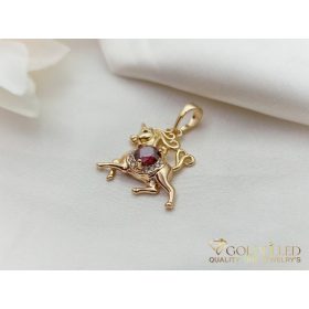 Antiallergijski Goldfilled obesek 26 mm, barva 18K